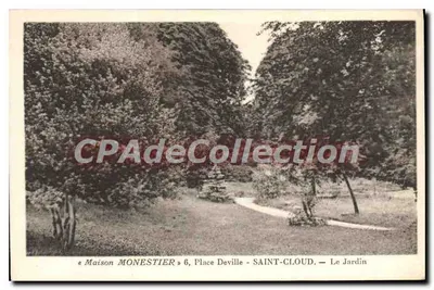 Maison Monestier, 6, Place Deville - Saint-Cloud — Le Jardin
