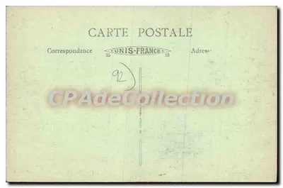 Asnières - Castelo Pouget - Conjunto do Parque — Bilhete postal antigo de Collection, n°111 — Verso