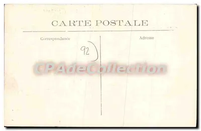 Neuilly-sur-Seine — Monumento del Recuerdo Francés, de Raoul Vernet — Tarjeta postal antigua de Collection — Reverso