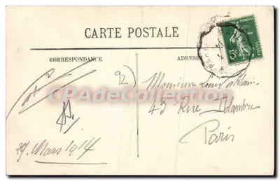 Vaucresson — Lago da Marche — A Pescaria Milagrosa — LL — Verso