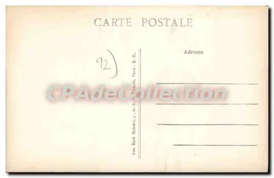 Chatillon — Ogólny widok na Paryż, z wieży Biret — E.M. n°5527 — Rewers
