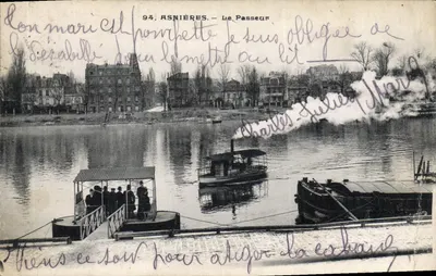 Asnières — O Barqueiro — Editor não identificado, n° de série 94