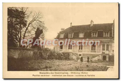 Mosteiro das Dominicanas - Châtenay (Seine) - Pavilhão externo - Moradia das Irmãs Tourières e Salões de Conversação
