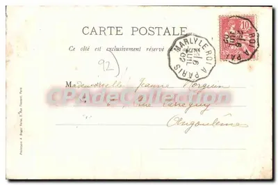 Garches (S.-&-O.) — A Igreja — Editor: Fototipia A. Bongo, 5, Rue Thaumot, Paris — Verso