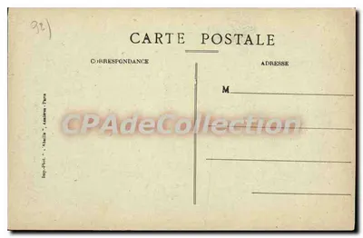 Saint-Cloud — L'Incendio del Castello dai Prussiani (13 Ottobre 1870) — L'Abrille, Asnières, n°64 — Verso