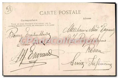 Suresnes — Petit Chemin du Fort — Editor PD, n°29 — Verso
