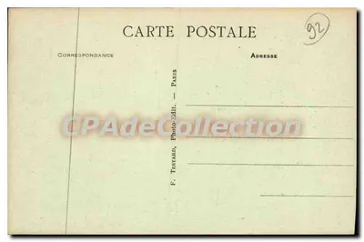 Suresnes - Invoer van het Amerikaanse Kerkhof — E.M. — n° 7838 — Achterkant