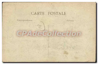 Asnières - Cementerio de los Perros — B.F., París — Reverso