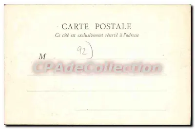 Bourg-la-Reine — Grade do Castelo da Marquesa de Trévise — B. F. PARIS — Verso