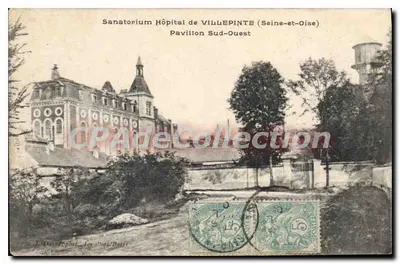 Sanatório Hospital de VILLEPINTE (Seine-et-Oise) — Pavilhão Sudoeste — J. David, fot. Levallière, Paris