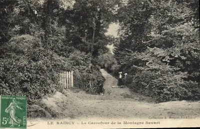 Le Raincy — O Cruzeiro da Montanha Savart — Coleção A. Moquet, Le Raincy