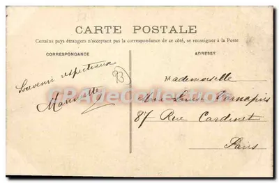 Le Raincy — O Cruzeiro da Montanha Savart — Coleção A. Moquet, Le Raincy — Verso
