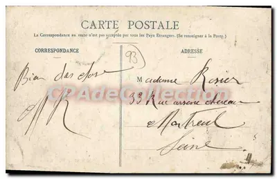 Le Raincy - As Fontes — Coleção A. Moquet, Le Raincy — Verso
