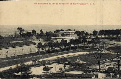 Fort de Romainville e das "Falaises" — G. F.