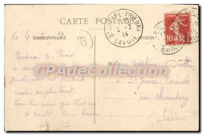 Fort de Romainville e das "Falaises" — G. F. — Verso