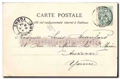 Saint-Denis — Fort de la Briche — editor Ancelet & Louis — Verso