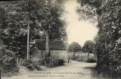 Gligny-sous-Bois — A Capela de N.-D. dos Anjos — Fototipia P. Avice, Le Raincy