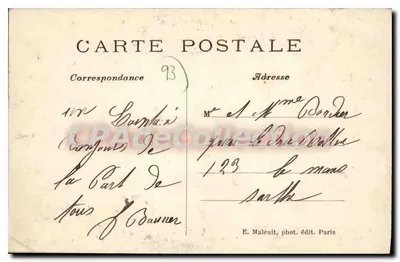 Montreuil-sous-Bois — O Square da Prefeitura — E. M. — Verso