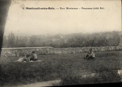Montreuil-sous-Bois — Parc Montereau — Panorama (lado Leste)