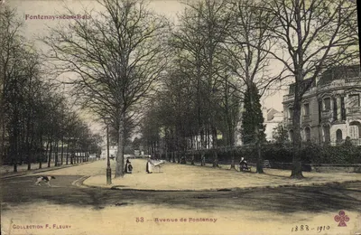 Fontenay-sous-Bois — Avenue de Fontenay, vue d'ensemble — Collection F. Fleury, n° 58