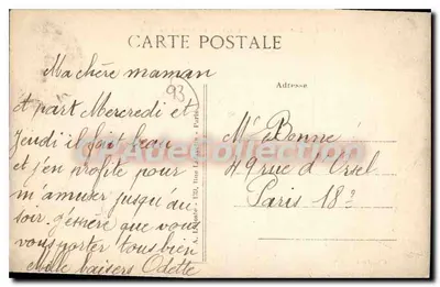 Livry-Gargan (S.-et-O.) — Morada da Sra. de Sévigné — Verso