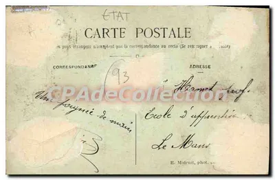Noisy-le-Grand (S.&O.) — Os Margens da Marne — E. Malecuit, fot. co. — Verso