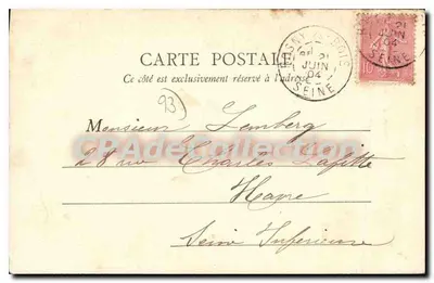 Rosny-sous-Bois — La Mairie — B. F., Parigi — Verso