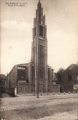 Igreja de Nossa Senhora — Le Raincy S.-et-O. — Éd. Lafores, Comploir
