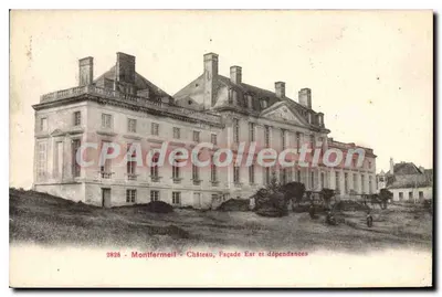 Montfermeil — Castelo, Fachada Leste e dependências — Raphaëtte & Rillette à Château-Thierry
