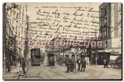 Aubervilliers - A Avenida da República — G. I. — n° 2057