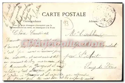 Pierrefitte — A Prefeitura — E.L.D. Modelo Depositado — Verso