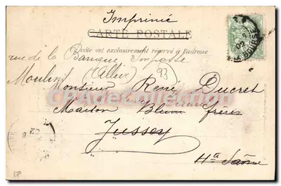 Pantin — Prefeitura — Rep et Filliatté, Editores, Château-Thierry — Verso