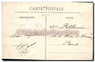 O Carvalho Século da Prefeitura — Le Raincy — Coleção A. Moquet — Verso