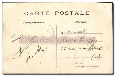 Charentonneau — A Marne no Chenat do Moulin Brûlé — Félix fot. edit. Alfortville — Verso