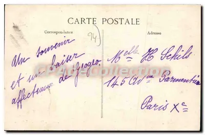 Chatenay — A Roseraie — A Pequena Suíça — Verso