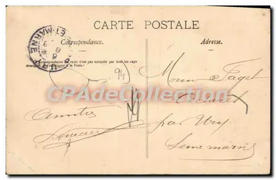 Alfortville (Seine) — Rue Villeneuve — Gantrot & Fery — Verso
