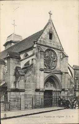 Arcueil-Cachan — Fachada da Igreja — C. L. C.