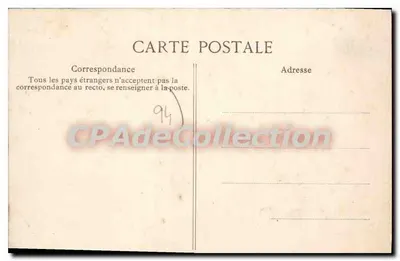 Mandres — Antiga Residência de François Coppée — Edição Ploymange, Mandres — Verso