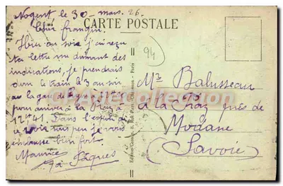 Nogent-Joinville (Seine) — Bord da Marne. O Estádio Náutico — C. M. — Verso