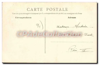 Il Tour de Marne — Da JOINVILLE a CHAMPIGNY — B. F., Parigi, n°8 — Verso