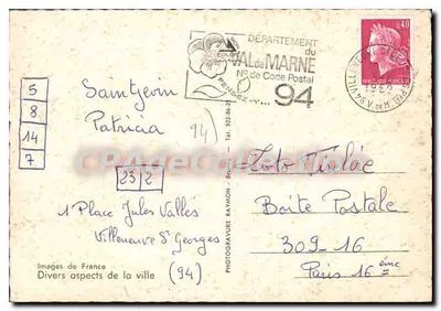 Villeneuve-Saint-Georges — Diversos aspectos da cidade — Fotogravure Raymon — Verso