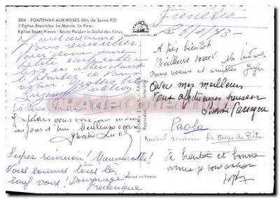 Fontenay-aux-Roses — vista panorâmica — Éditions L'Éclat — Verso