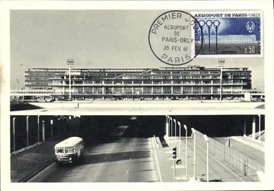Aeroporto de Paris-Orly — Fachada Sul — Les Maximaphiles Français