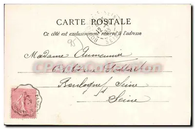 Argenteuil — Porta do Castelo dos Marais — CPAdeCollection — Verso