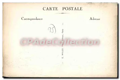 Montmorency - O Escritório de Correios e a Avenida Emile — E. M. — n° 739 — Verso