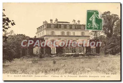 Saint-Gratien (Seine-et-Oise) — Castelo da Princesa Mathilde Bonaparte (lado leste) — ND. Fot.