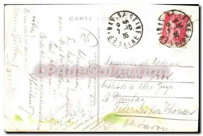 Enghien-les-Bains - Widok na nabrzeże, promenadę i kasyno — A.C. 1 — Rewers