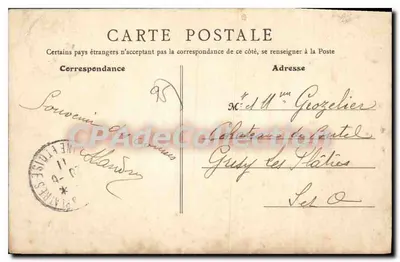 Magny-en-Vexin — Hospício — Edit. Pichery, Tabac à Magny — Verso