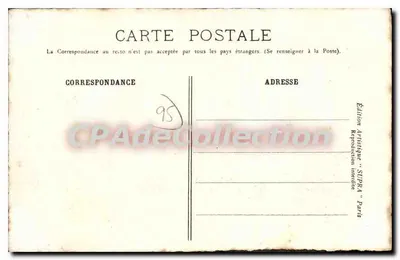 Castelo de Vigny — O Vexin — Edição artística 'SUPRA' Paris — Verso