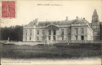 MÉRY-sur-OISE - O Castelo - 1 — Pontoise, A. Seyes, editor-imprensa - Cliché Godefroy